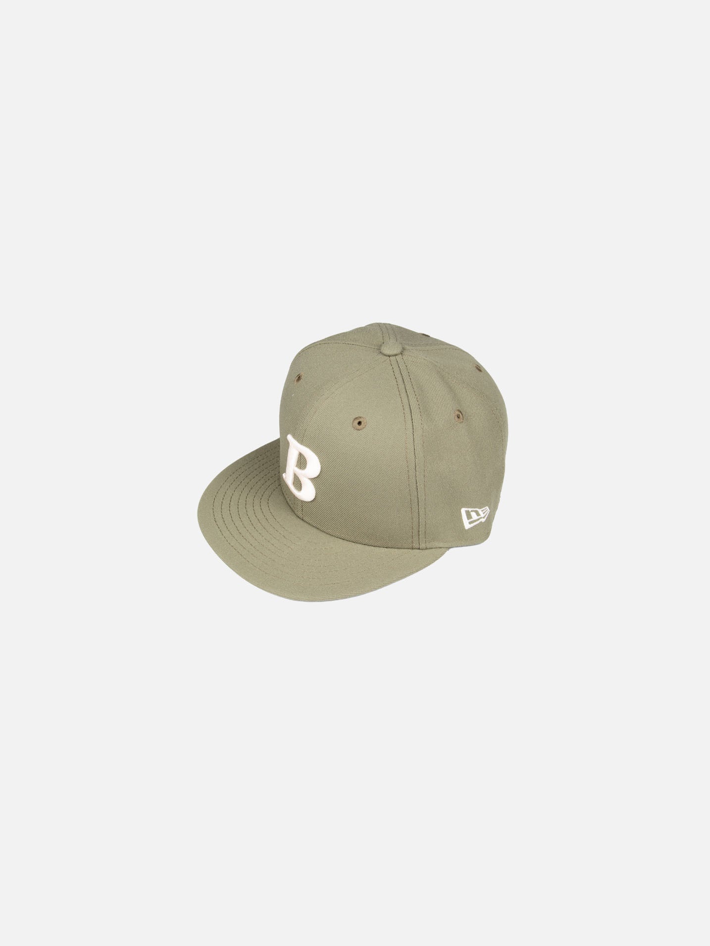 New Era B Logo Cap Mark Green Bricks Wood