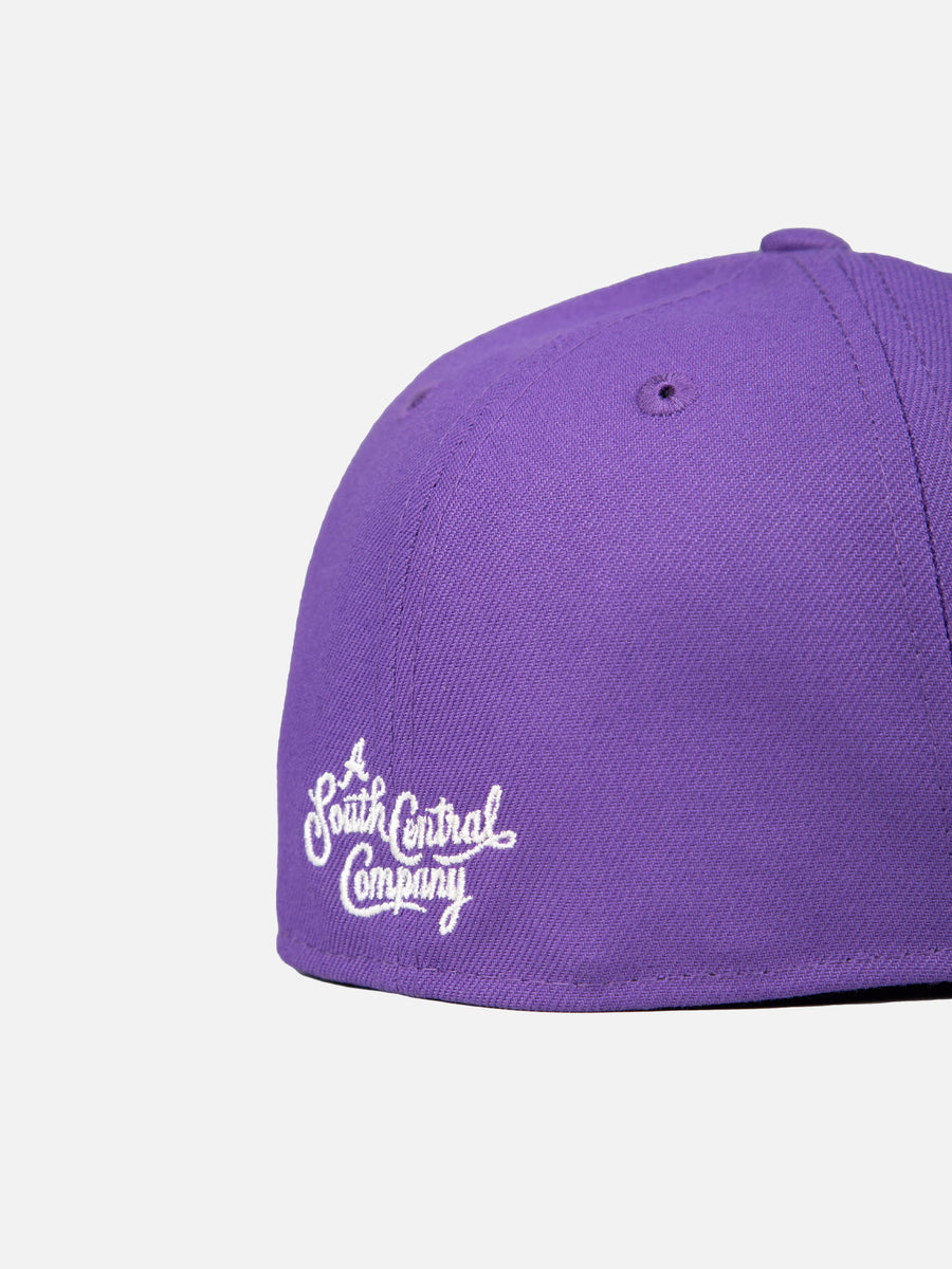 New Era B Logo Cap - Screwed Purple