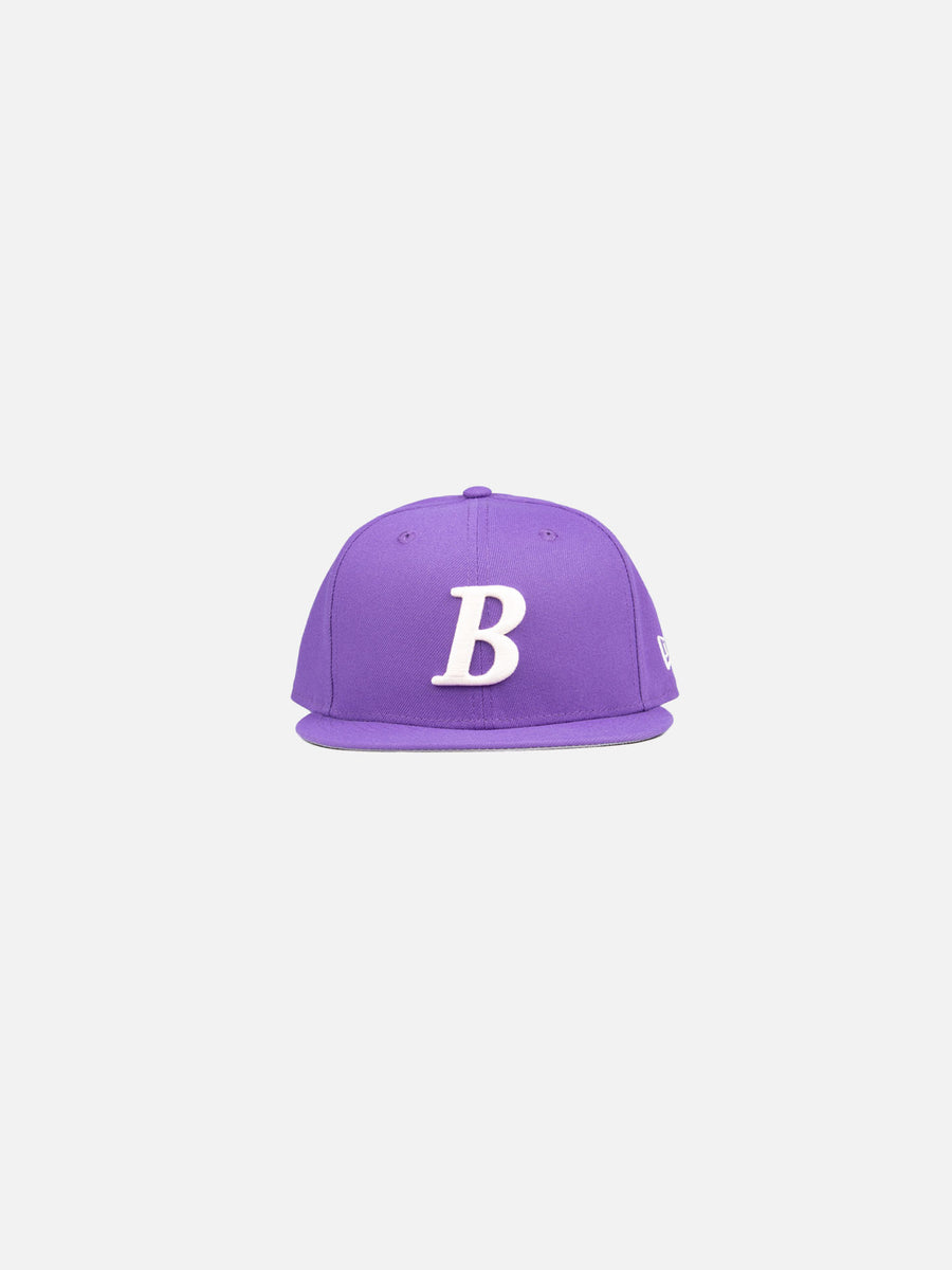 New Era B Logo Cap - Screwed Purple