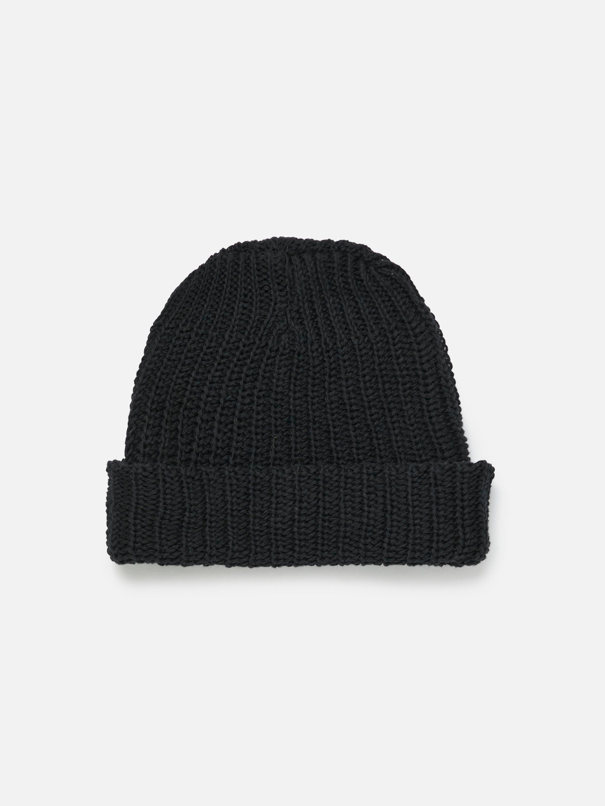 Heavy Knit Beanie - Black