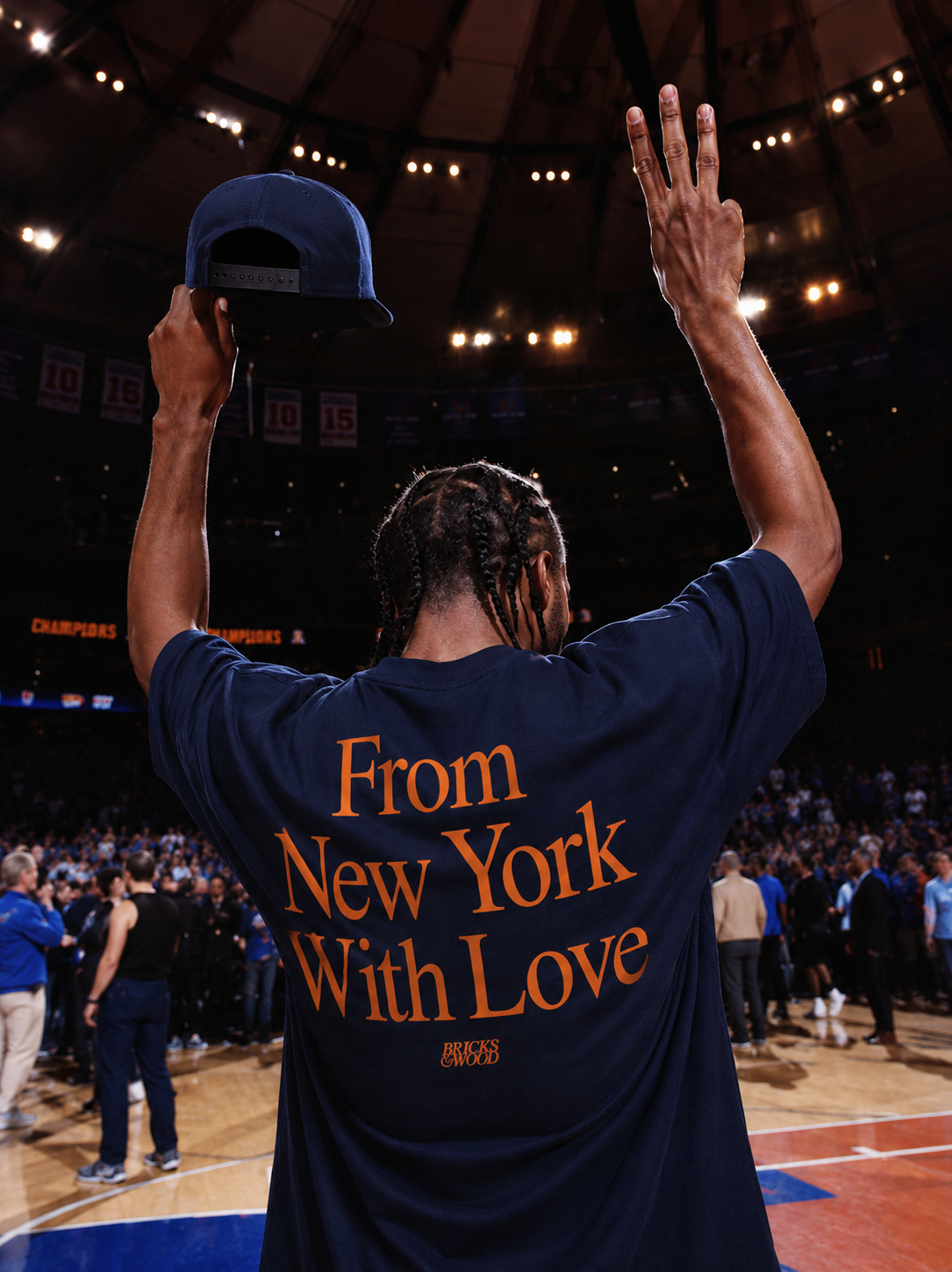 その他 KNICKS Mitchell & Ness Knicks Double Clutch Lightweight Satin Jacket