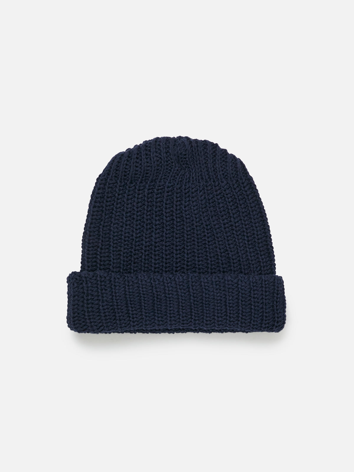 Heavy Knit Beanie - Navy