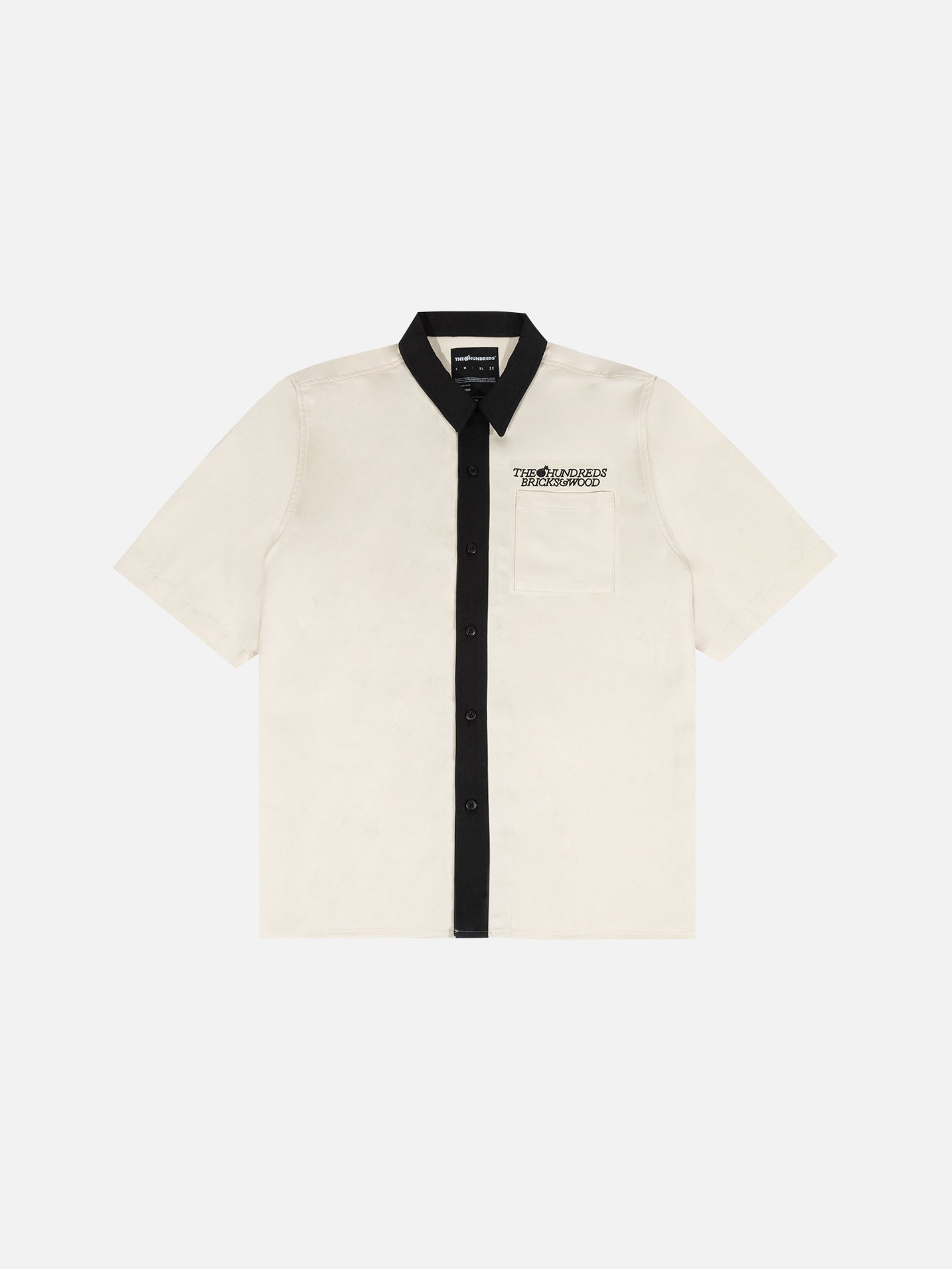 The Hundreds x Bricks & Wood Myles Woven Shirt - Off white