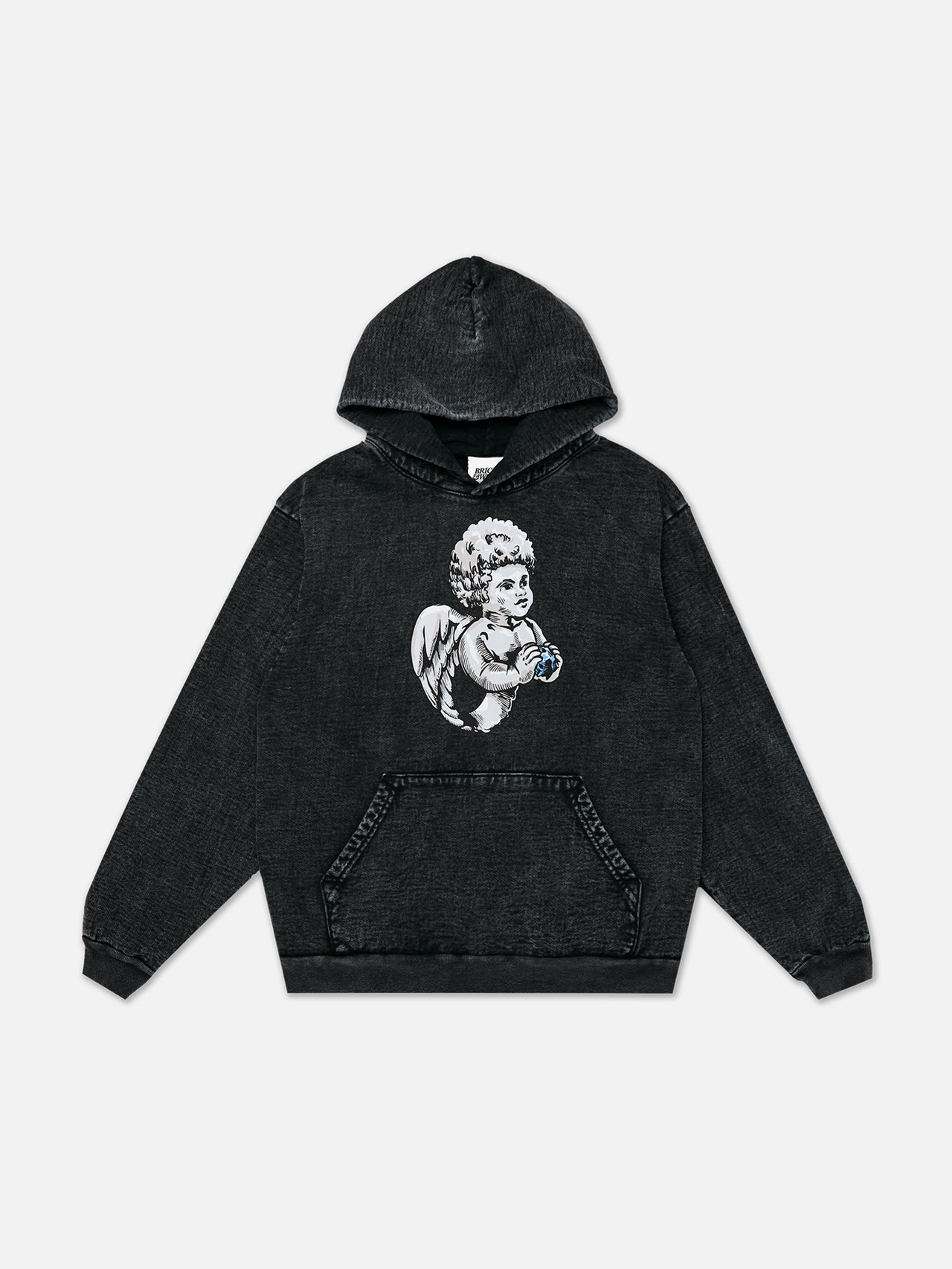 Cherub Hoodie - Washed Black