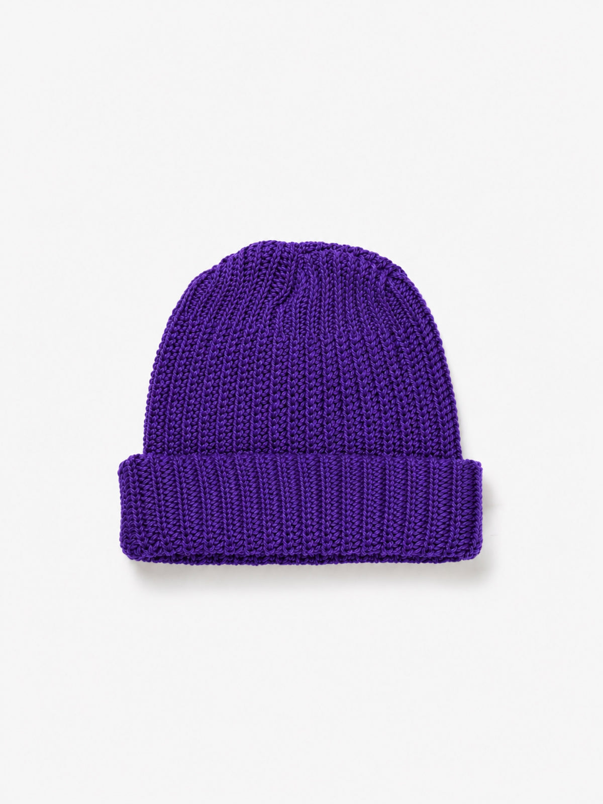 Heavy Knit Beanie - Grape