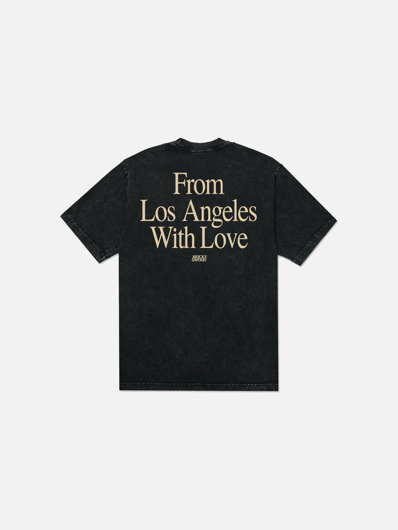 From Los Angeles With Love Tee - Mineral Wash Black