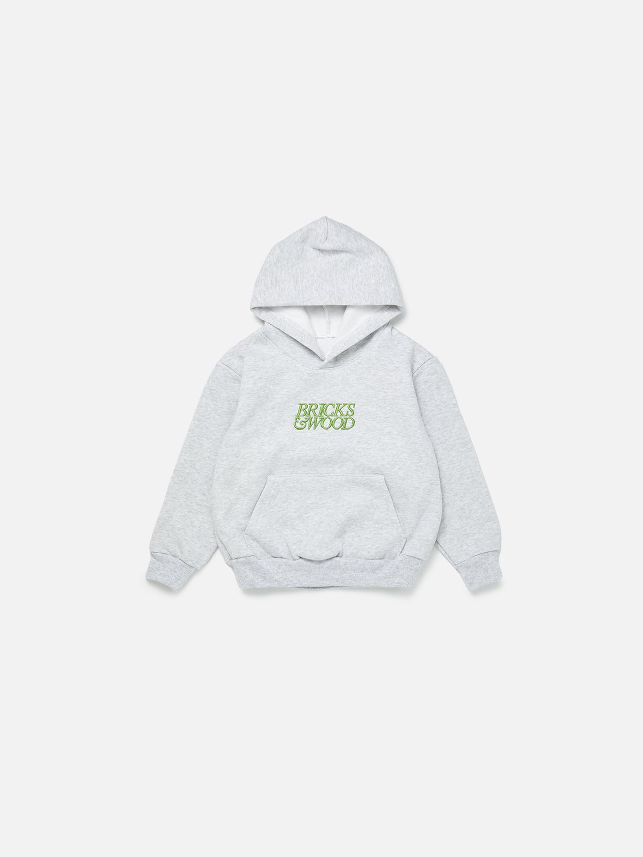 Baby Bricks Core Logo Hoodie - Ash / Celery