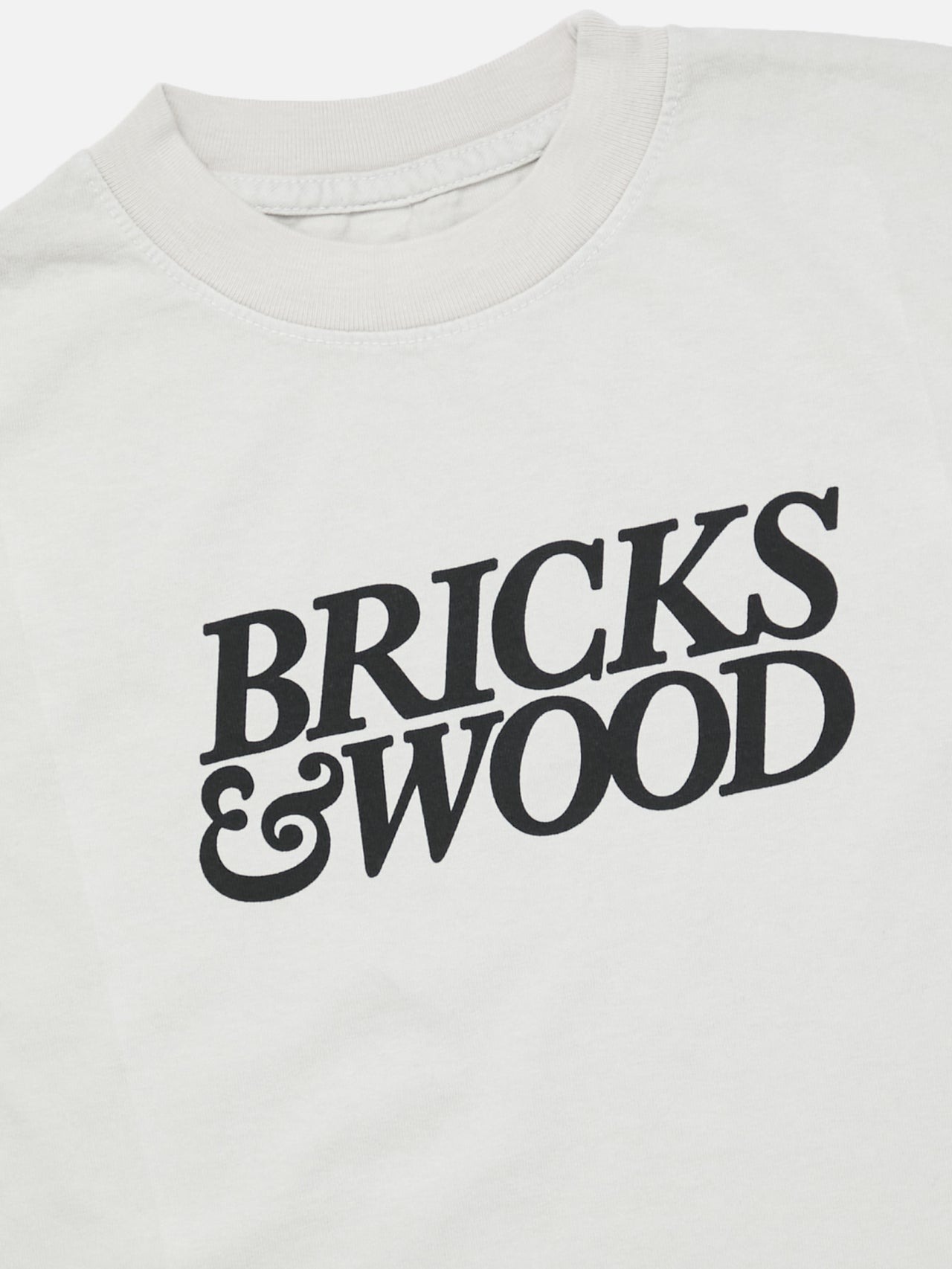 Baby Bricks Core Logo Tee - Cement