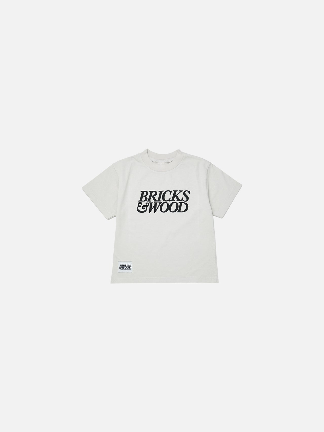 Baby Bricks Core Logo Tee - Cement