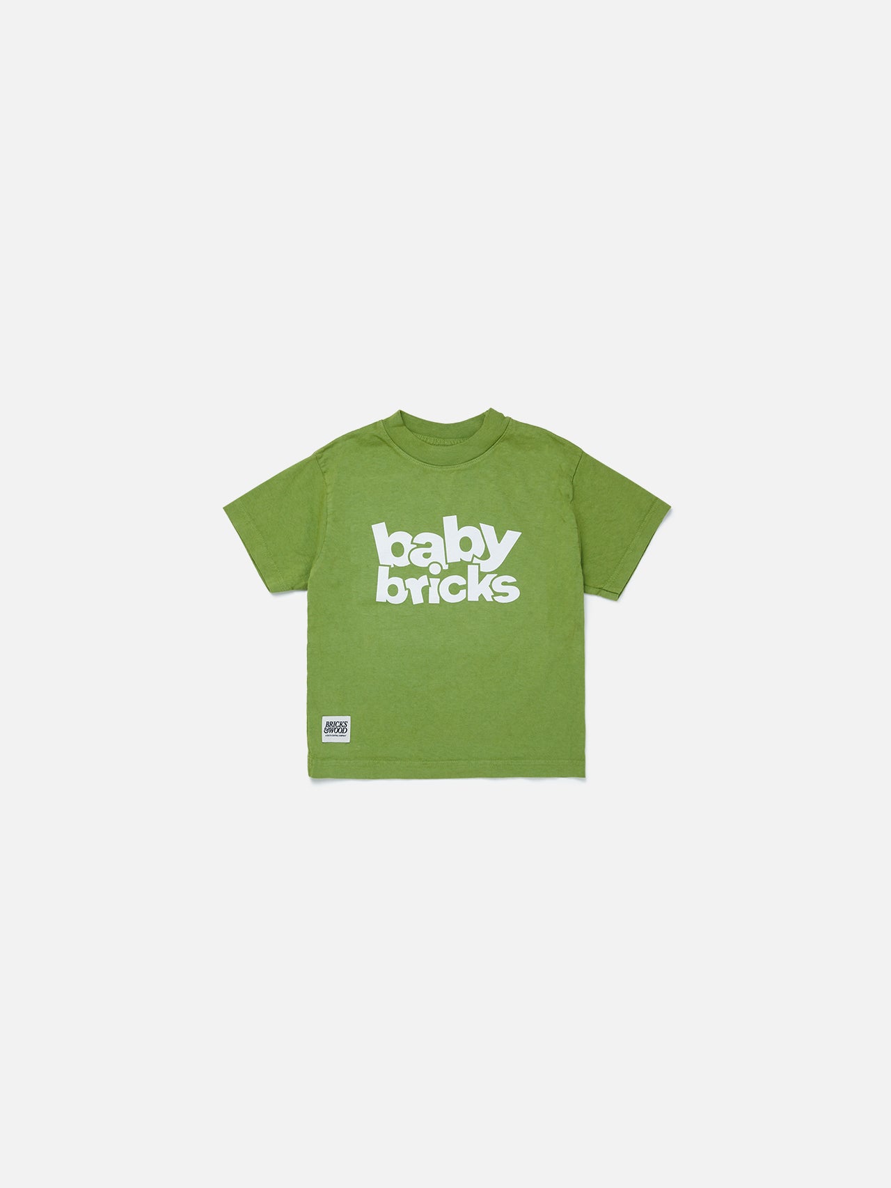 Baby Bricks Logo Tee - Celery