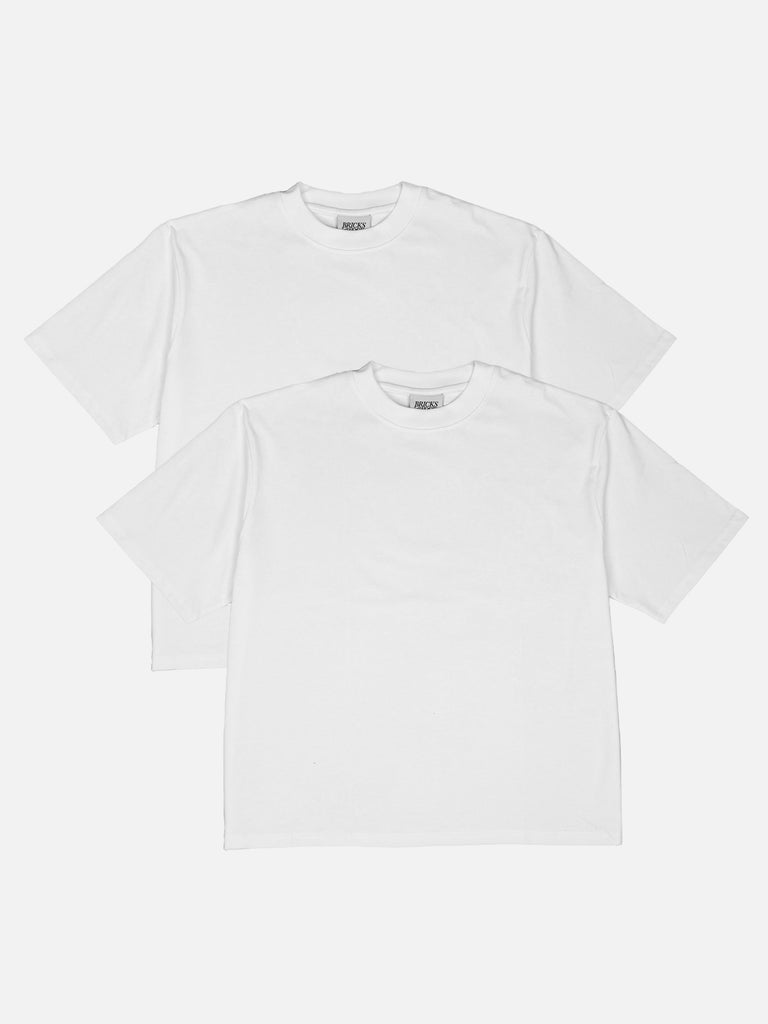 Boxy Tee 2 Pack - White