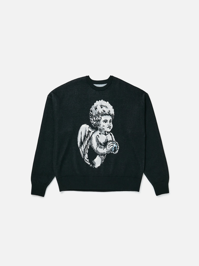 Cherub Knit Sweater - Black