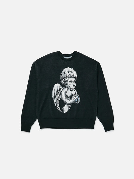 Cherub Knit Sweater - Black - Bricks & Wood