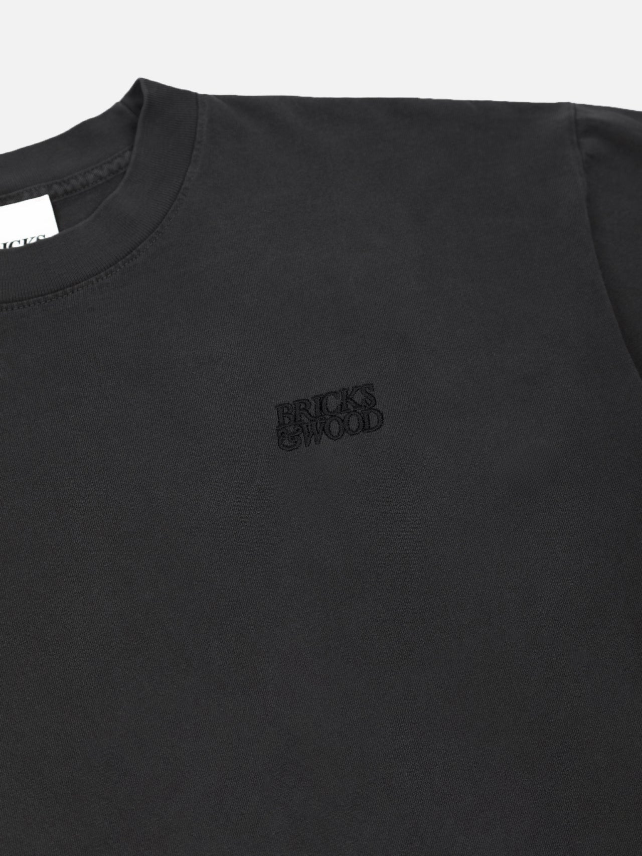 Core Logo Embro Tee -  Aged Black