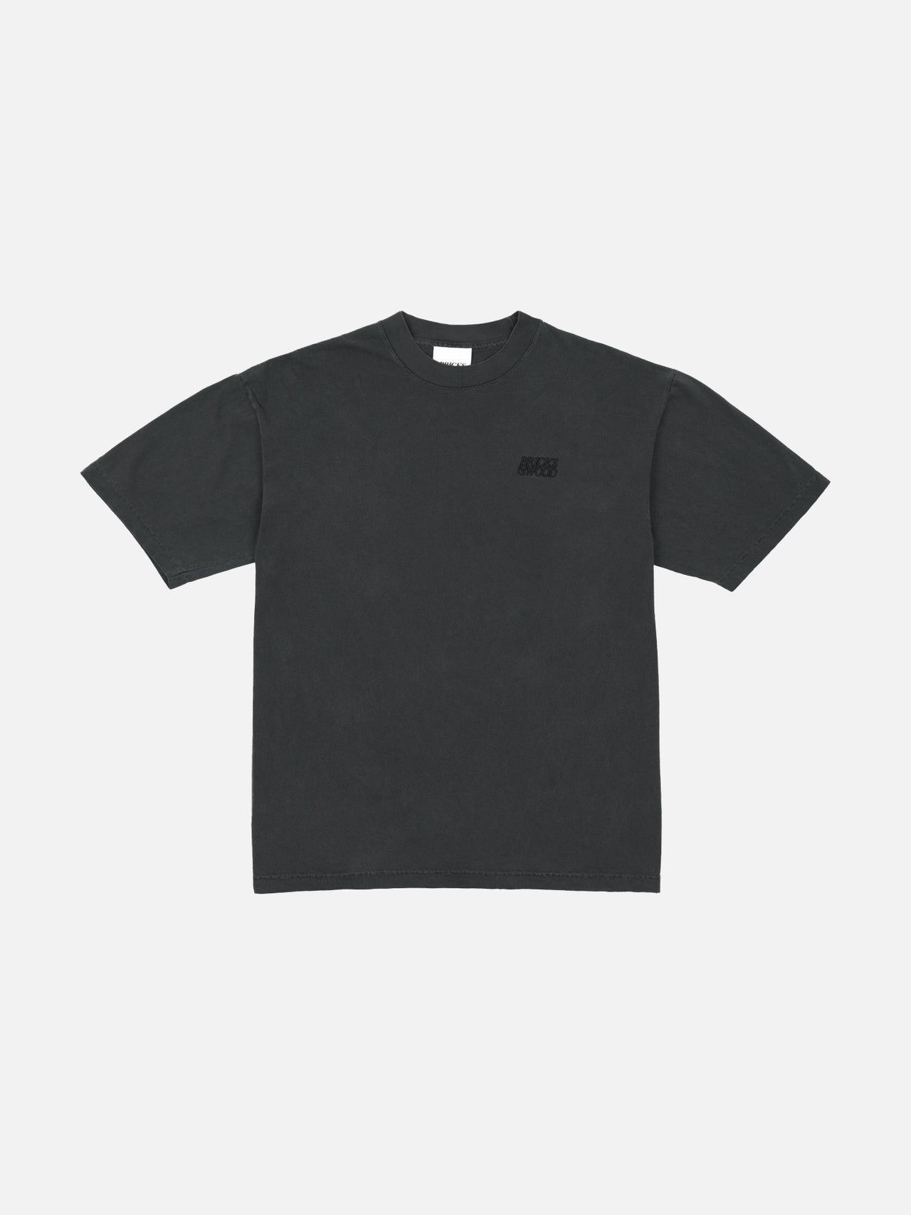 Core Logo Embro Tee -  Aged Black