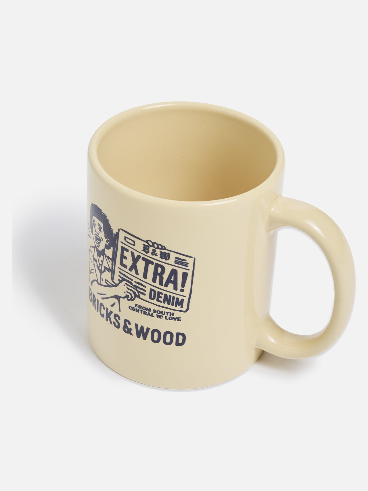 Extra Denim Paperboi Logo Mug