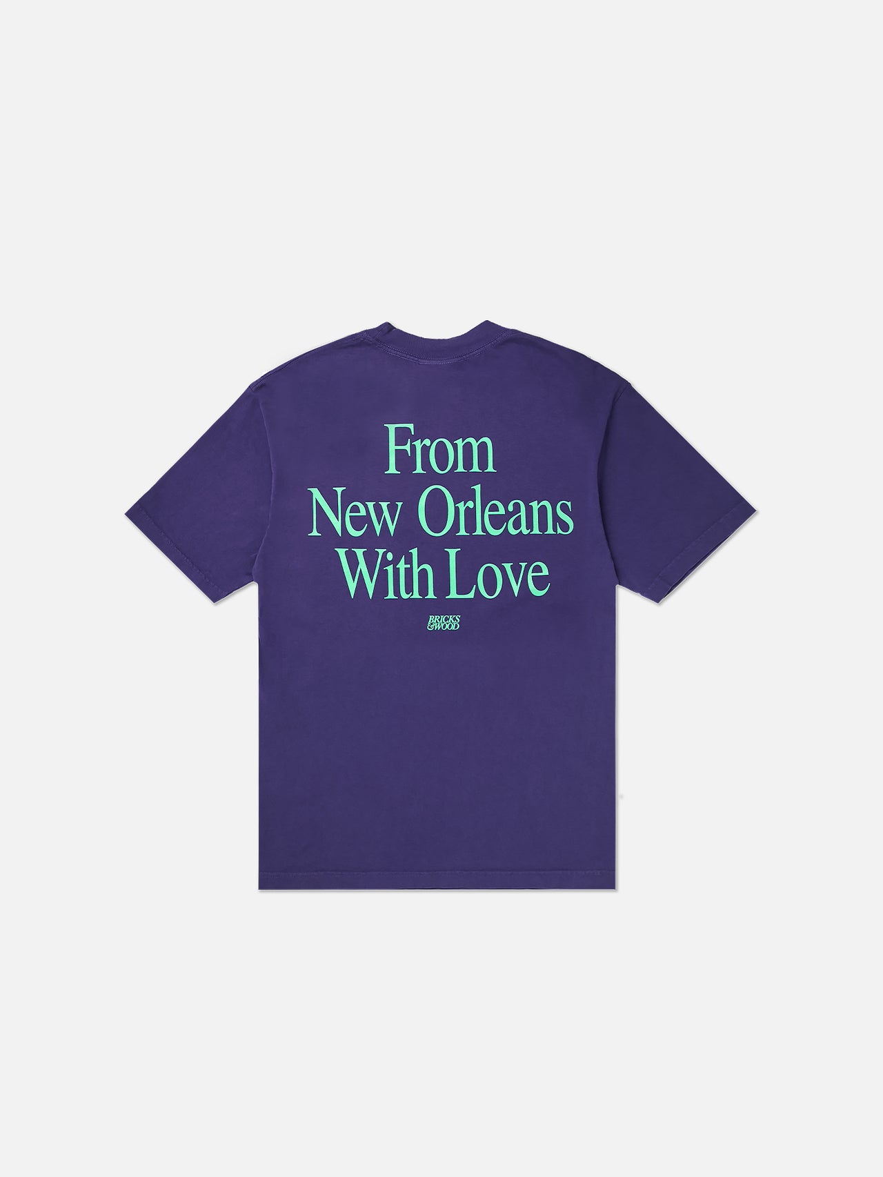 From The New Orleans With Love Tee - Justice Purple