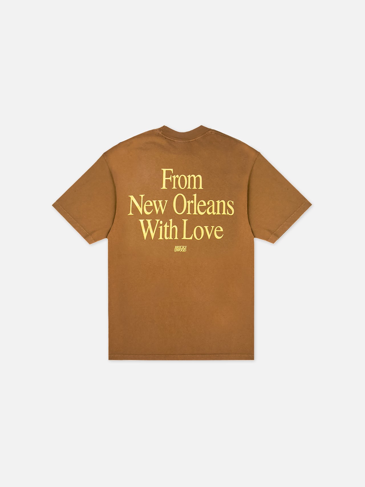 From The New Orleans With Love Tee - Power Gold