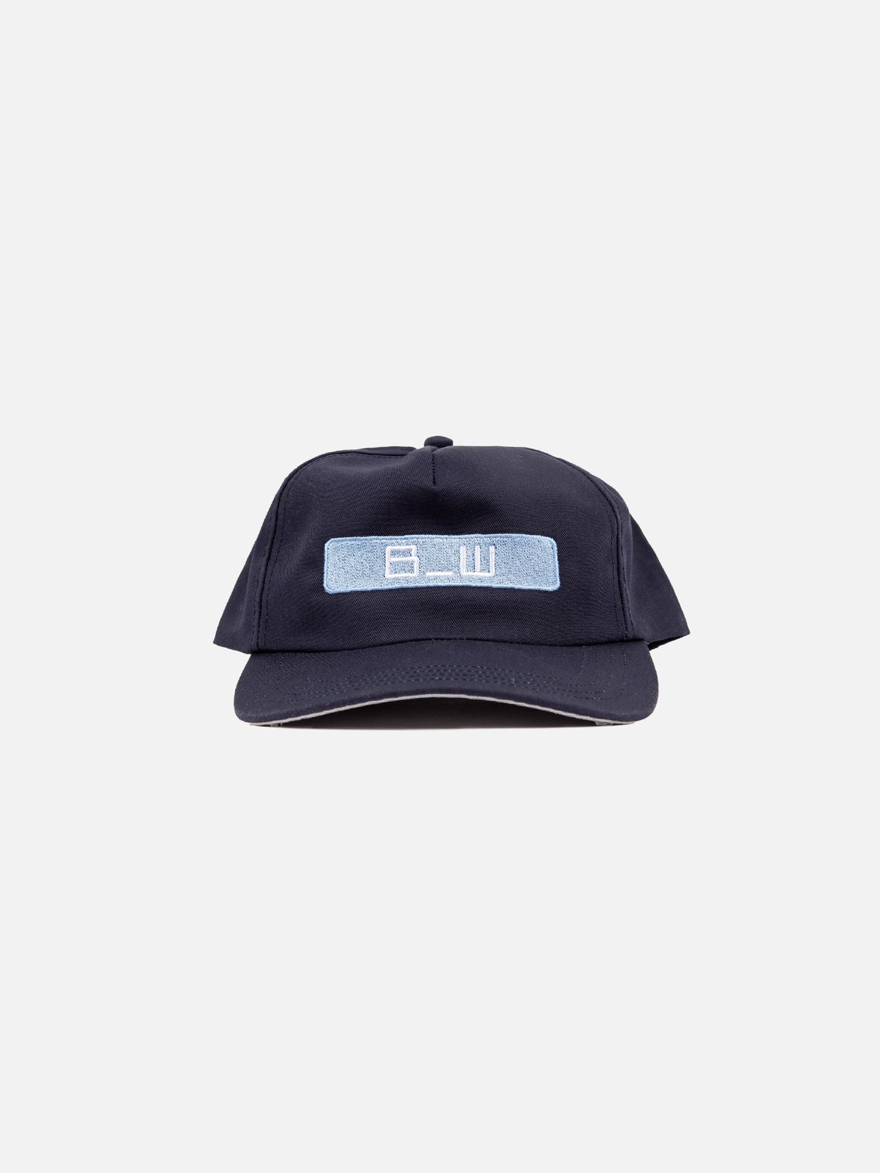 Issey 5 Panel Snapback Cap - Navy