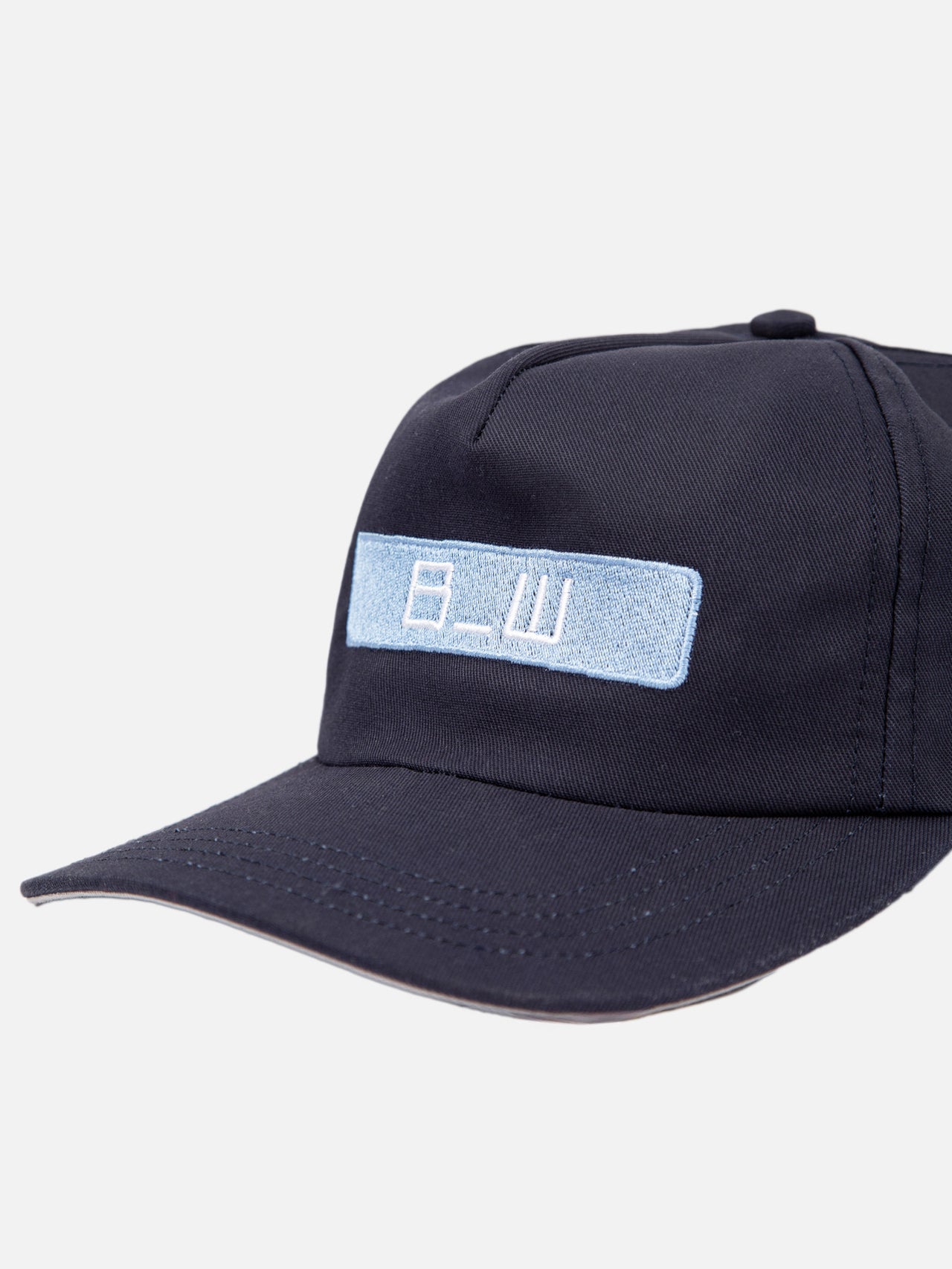 Issey 5 Panel Snapback Cap - Navy