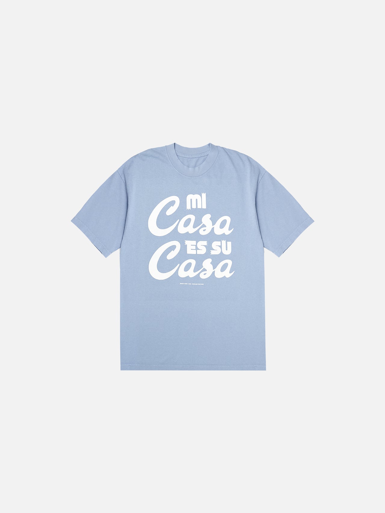 Mi Casa Tee - Sky Blue