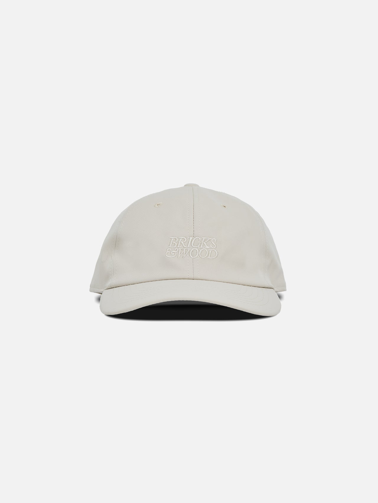 Core Logo Nylon 6 Panel Cap - Khaki