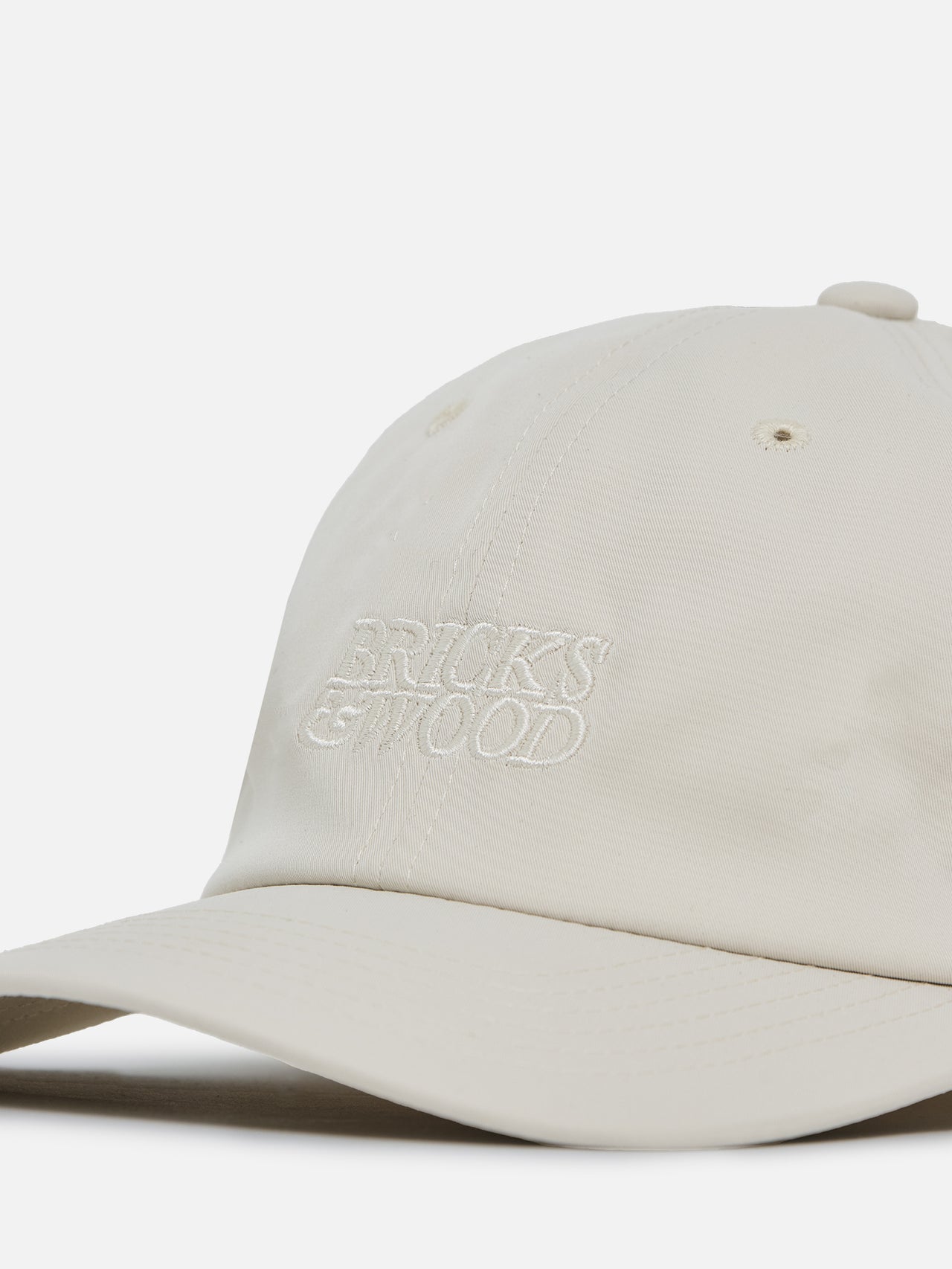 Core Logo Nylon 6 Panel Cap - Khaki