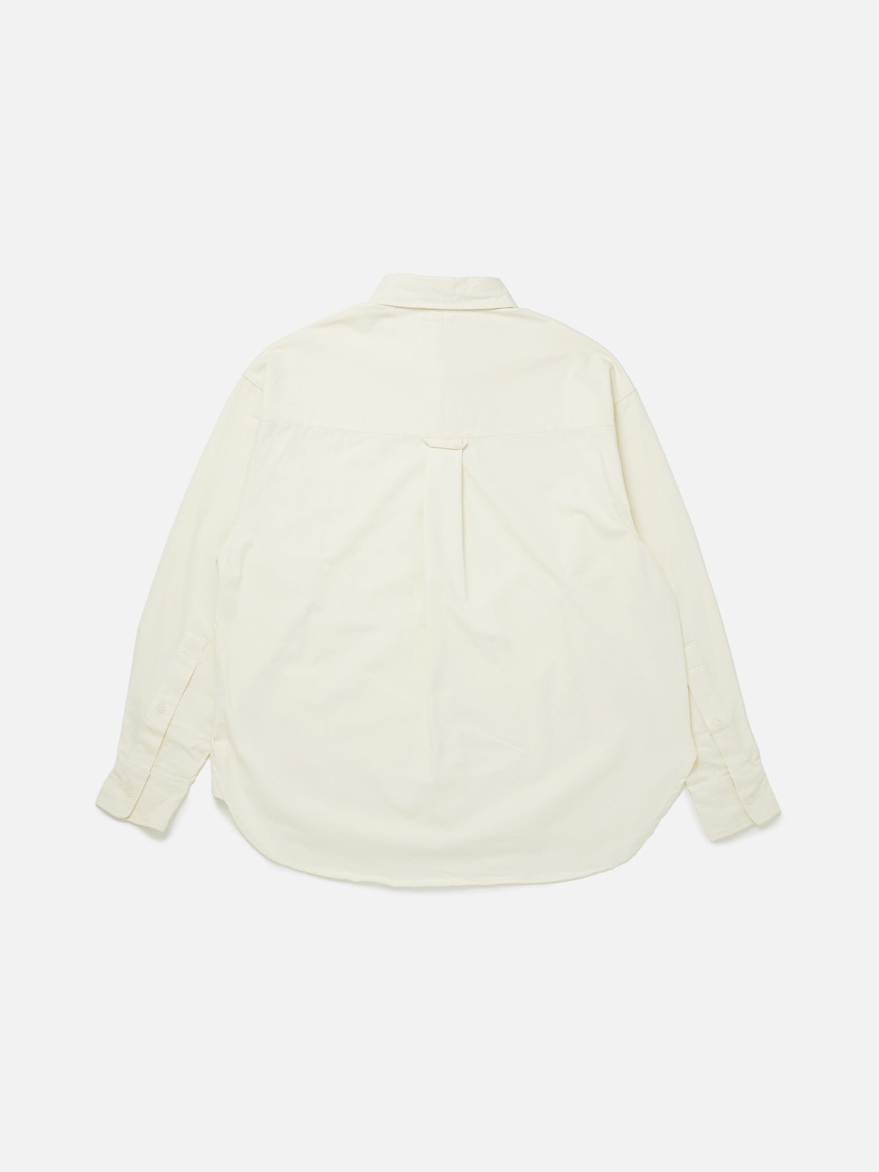 Script Logo Button Down Shirt - Ivory