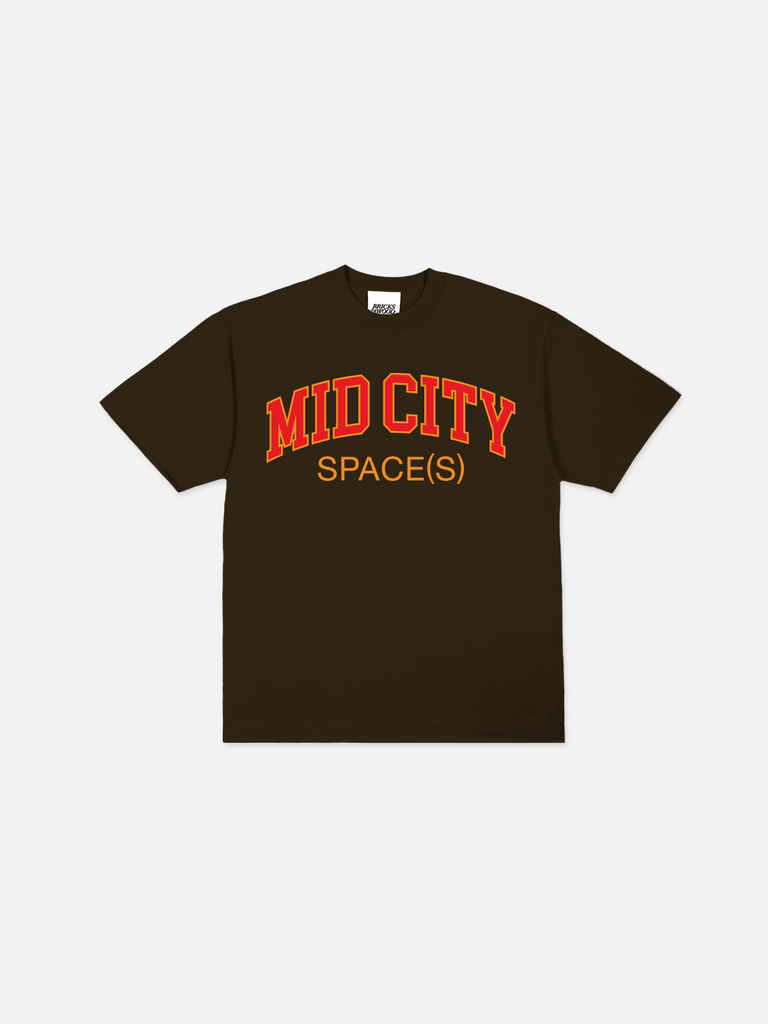 Mid City SPACE(S) Tee - Brown