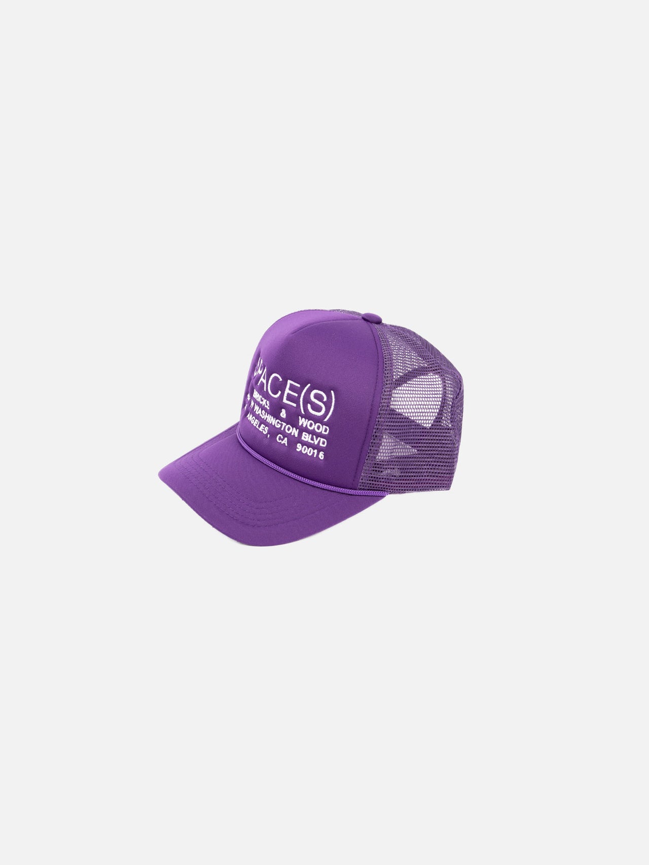 SPACE(S) Address Trucker Hat - Purple