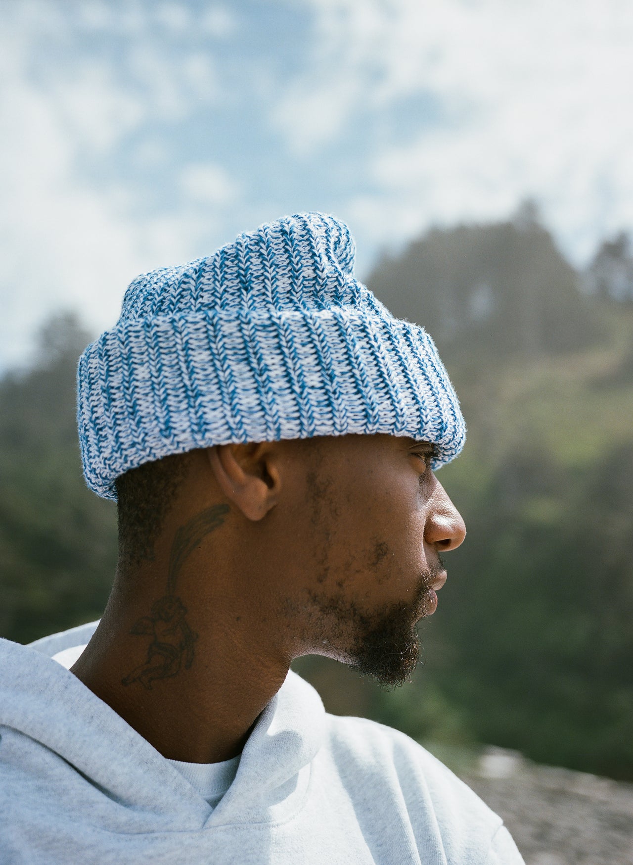 Heavy Knit Beanie - Dodger