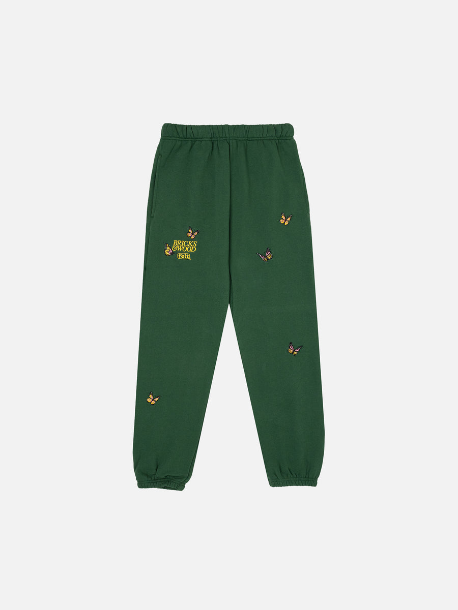 Butterfly Logo Sweatpants - Green