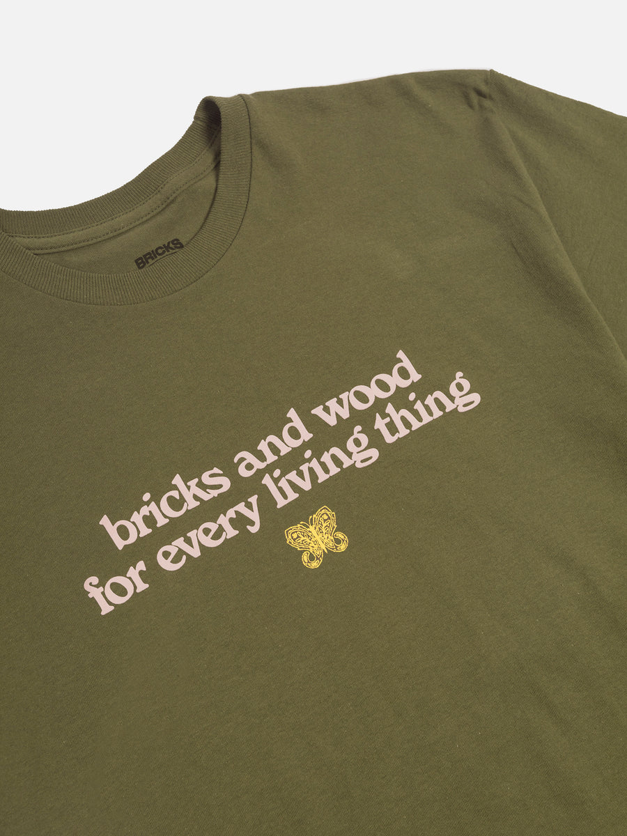 For Every Living Thing Tee - Olive
