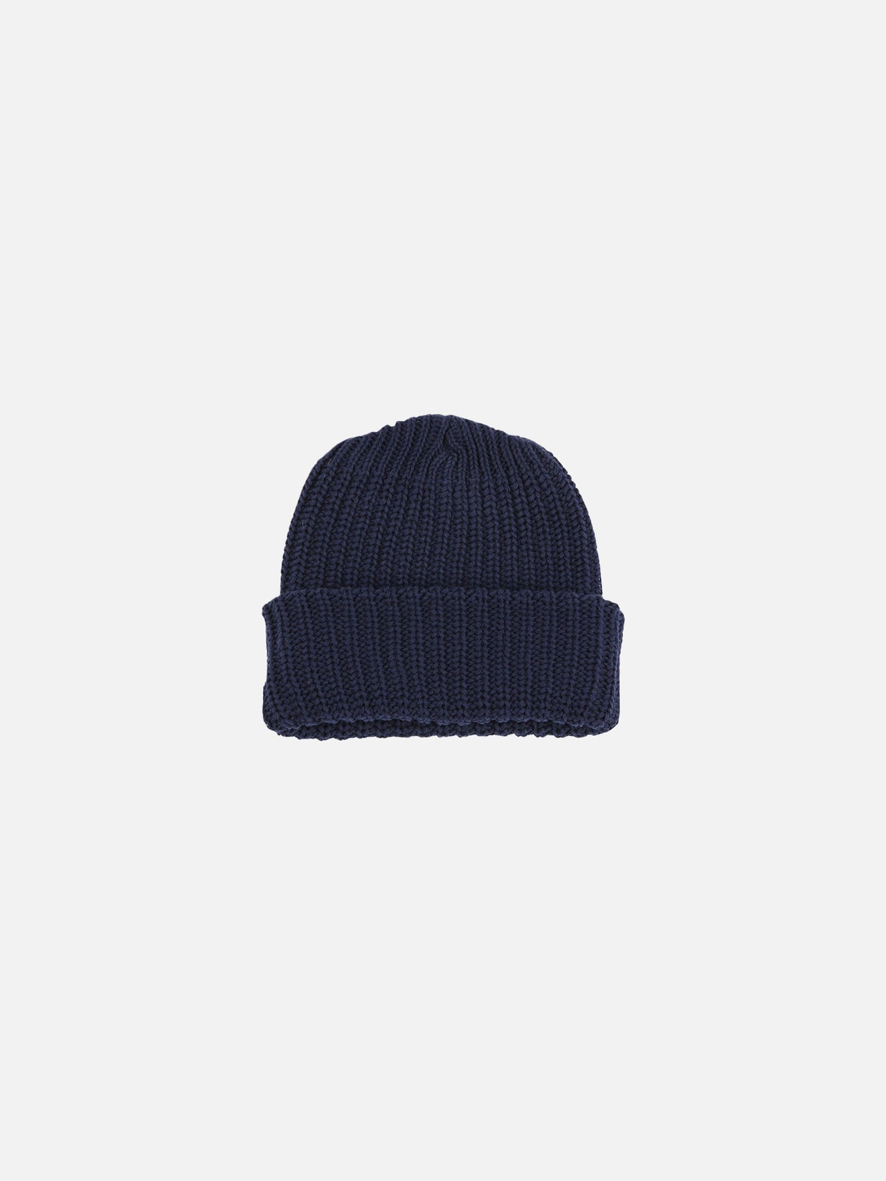 Heavy Knit Beanie - Navy