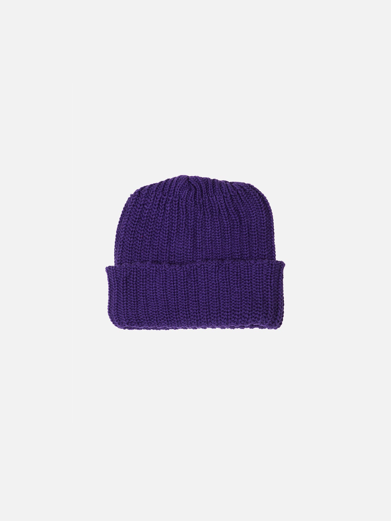 Heavy Knit Beanie - Purple