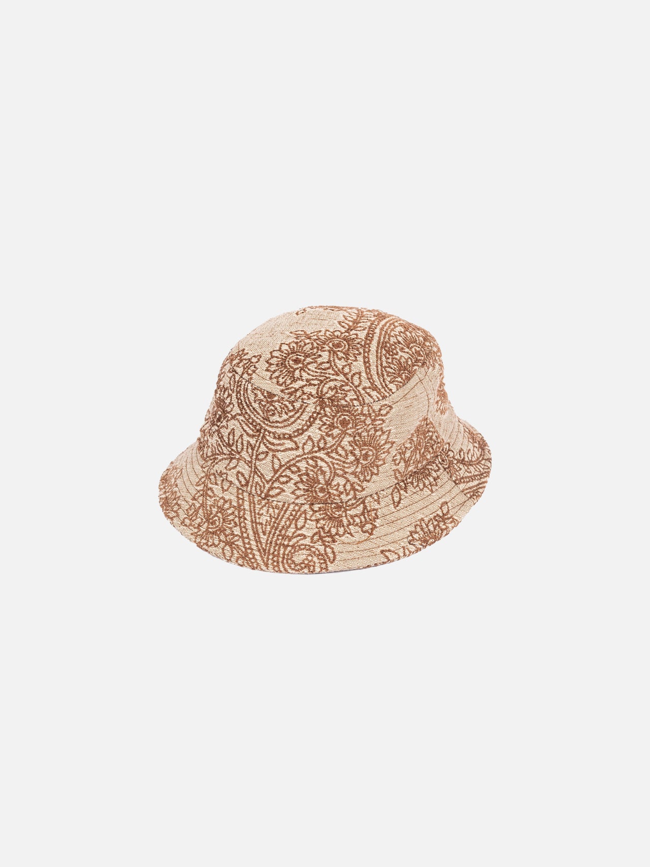 Floral Damask Bucket Hat - Crimson