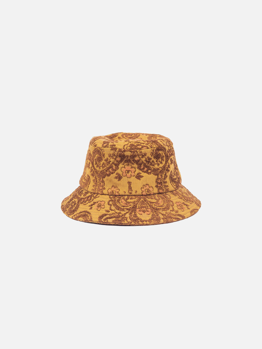 Antique Damask Bucket Hat - Clay
