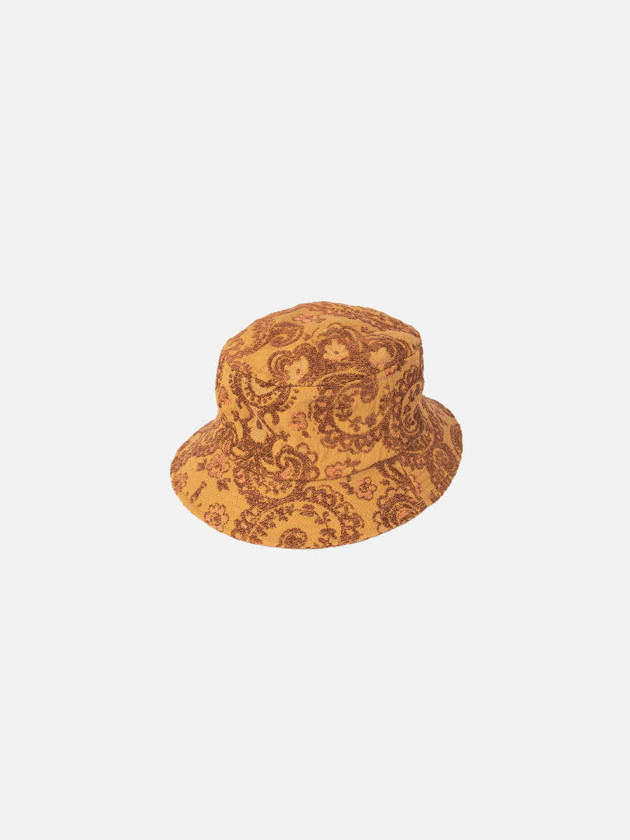 Antique Damask Bucket Hat - Clay