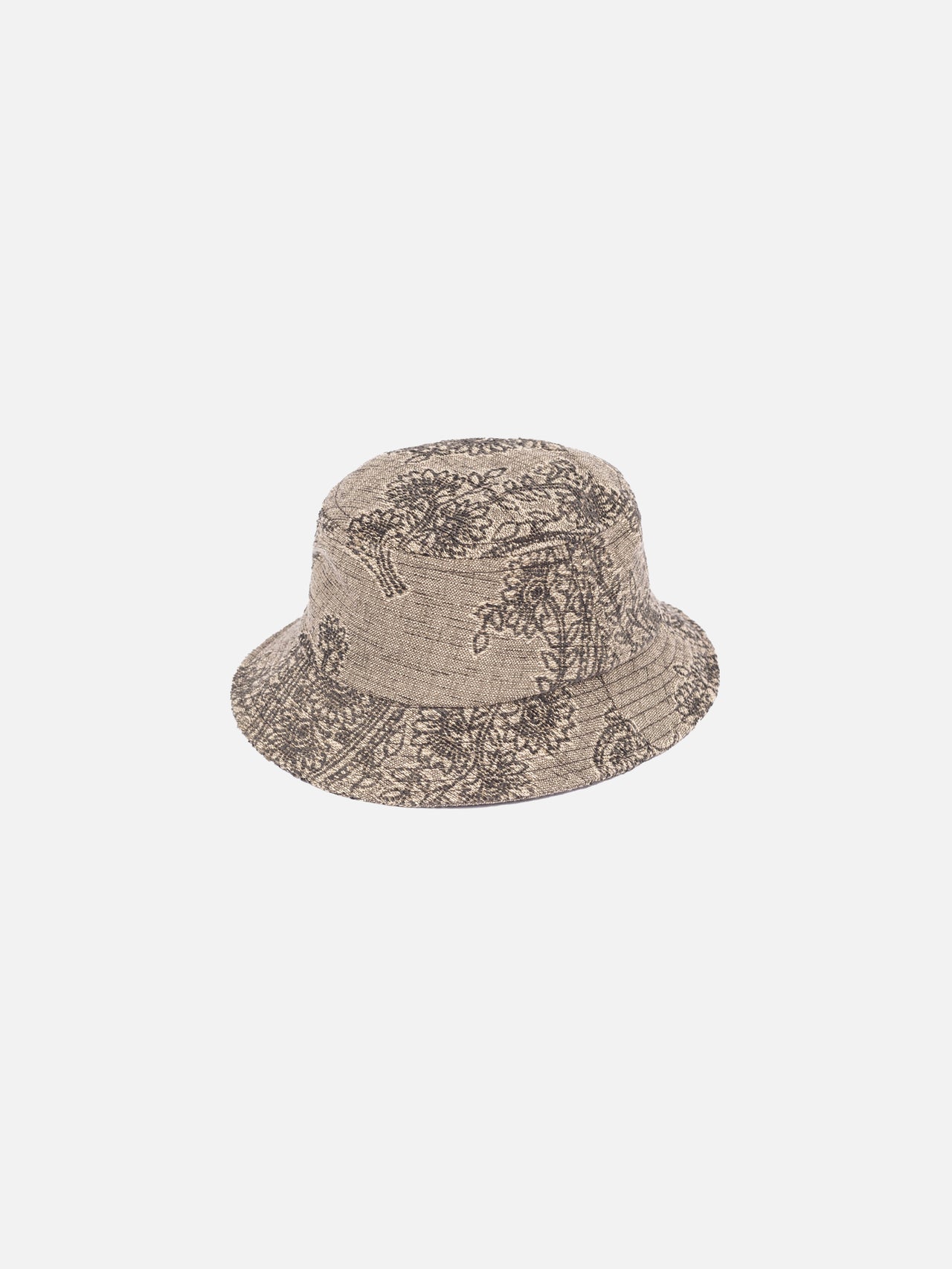 Floral Damask Bucket Hat - Denim