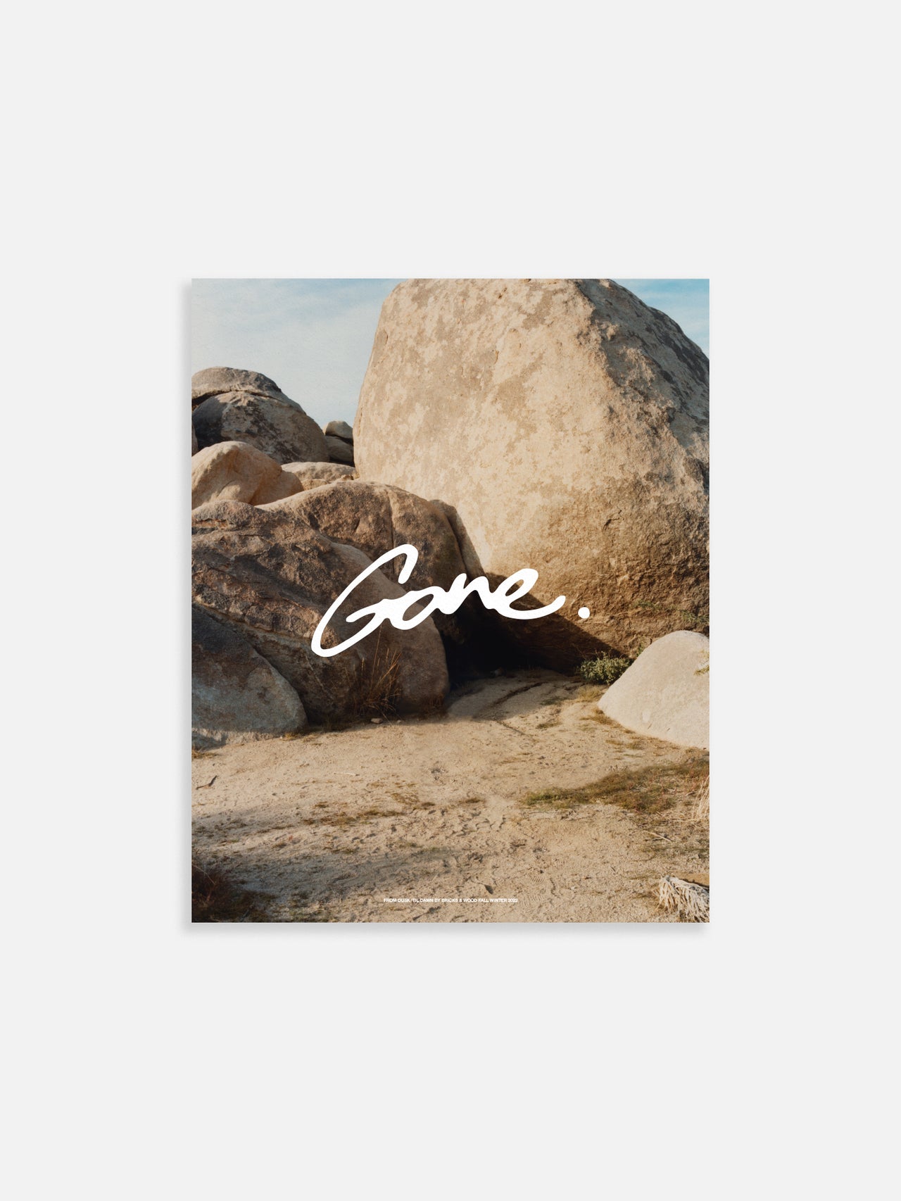 Gone Rocks Poster