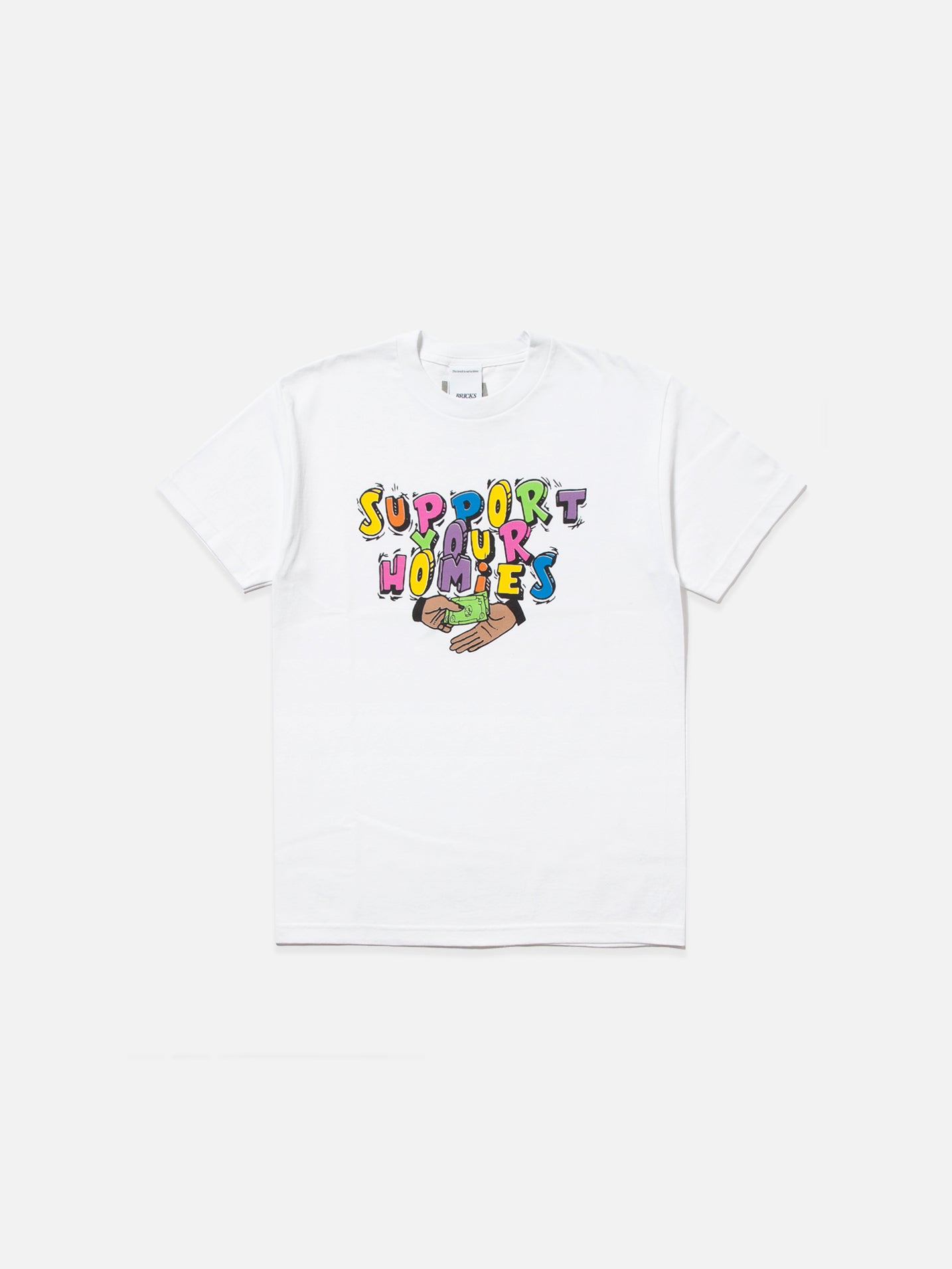 Support Your Homies Tee - White – Bricks & Wood
